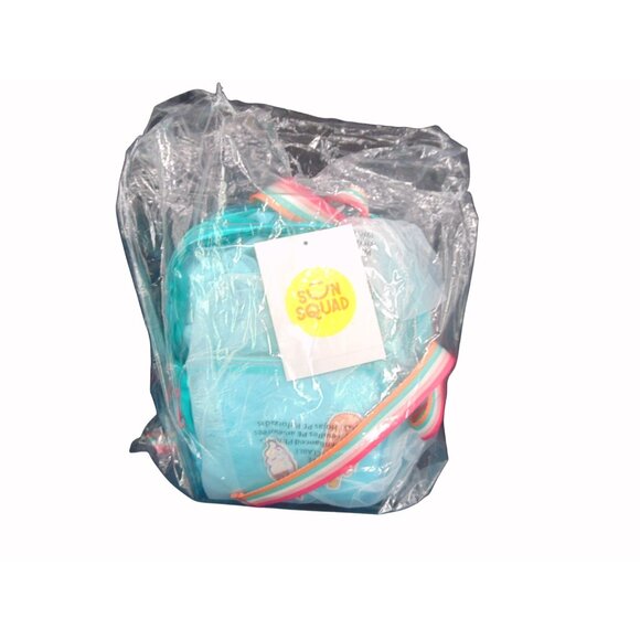 Sun Squad Clear Plastic Mini Backpack Green Popsicle Rainbow Concert Flamingo - Picture 10 of 10